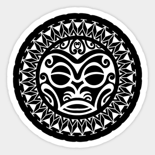 Tiki face Polynesian style Sticker